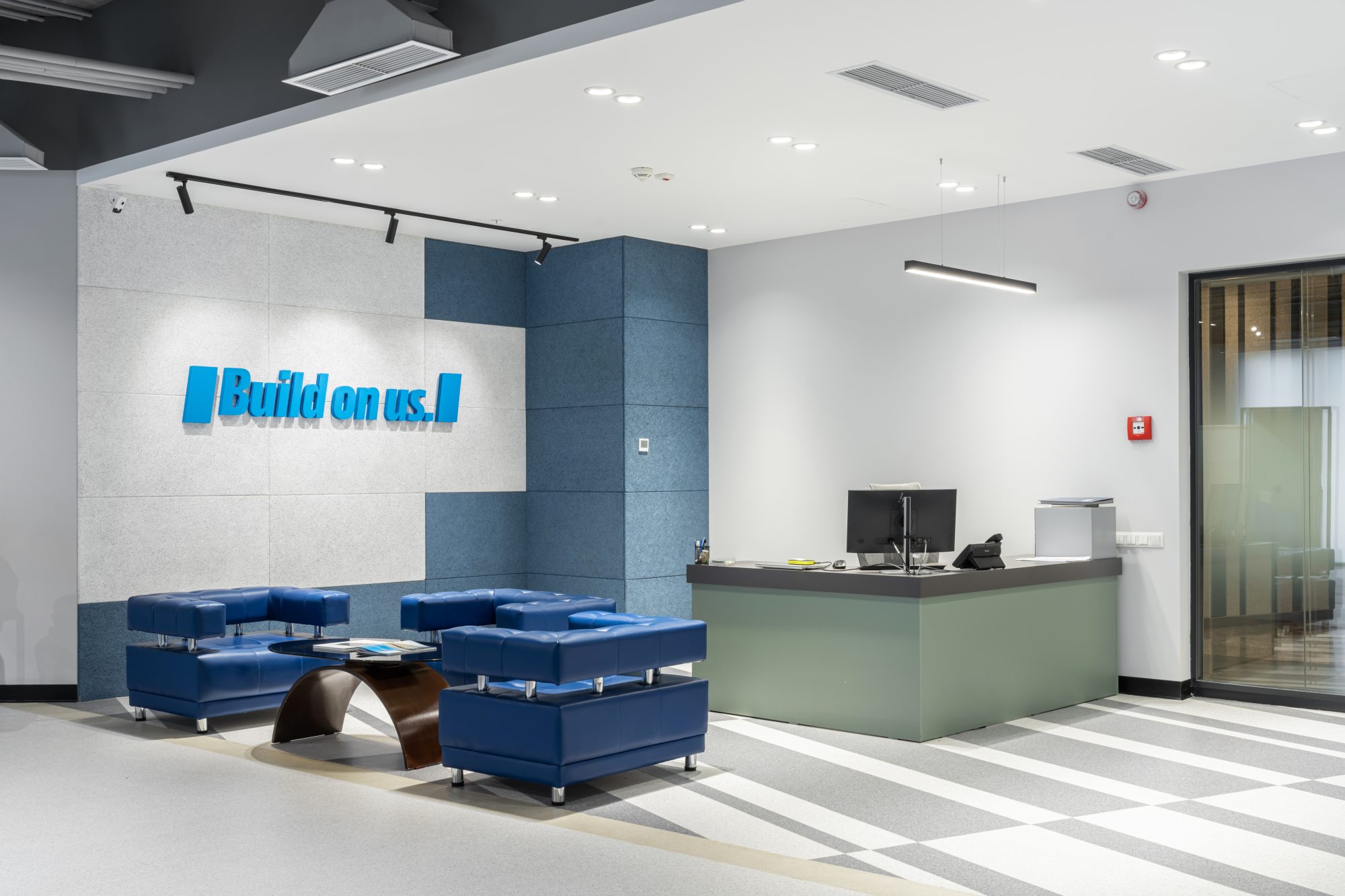 Knauf, headquarters with a materials laboratory